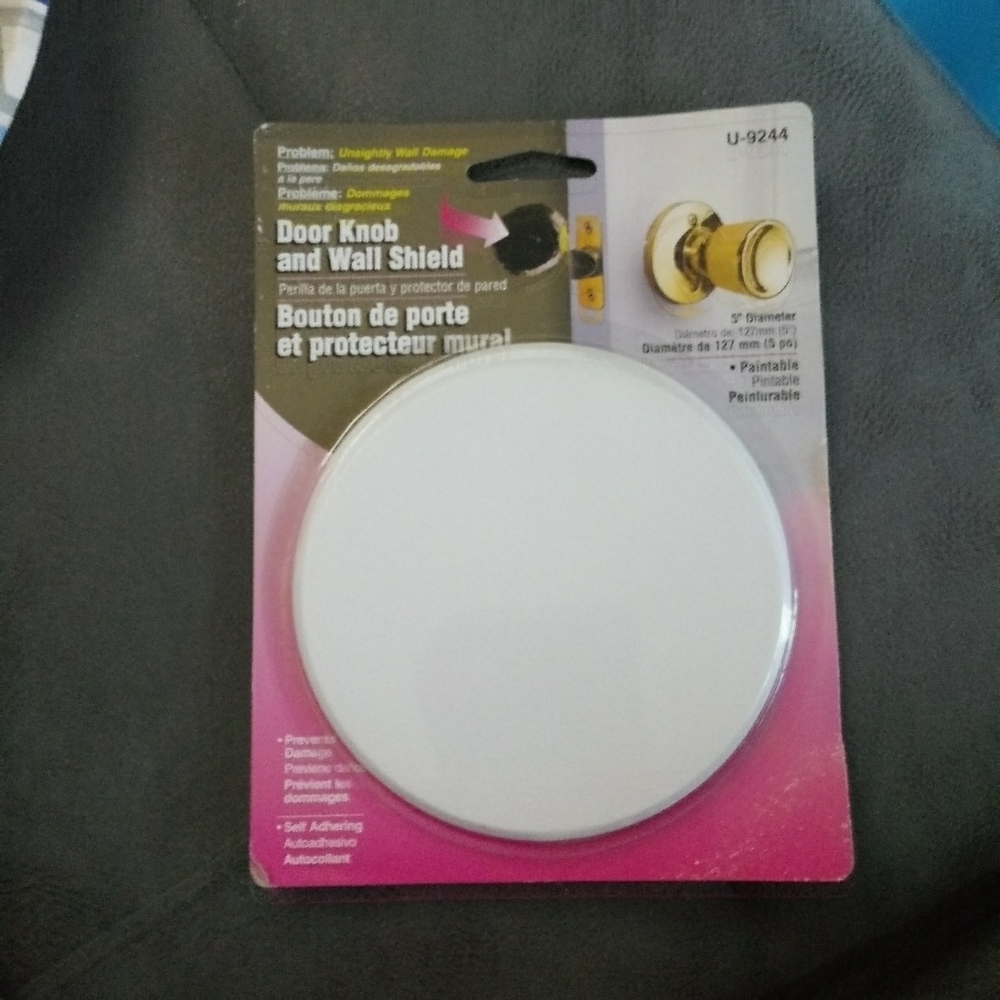 New Door Knob and Wall Shield
